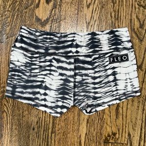 Wild Black Fleo Shorts